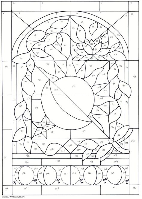 Sun and Moon Stained Glass Panel Pattern PDF download | Etsy Glass Stencil, Disney Stained Glass, Art Deco Stained Glass, Diy Stained Glass Window, Stain Glass Window Art, Stained Glass Patterns Free, Moon Designs, Glass Window Art, Stained Glass Decor