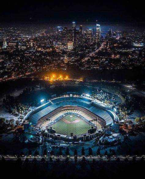 Los Angeles Football Club on Instagram: “Goodnight, LA. (📷: @phoolio)” Dodger Stadium Wallpaper, Los Angeles Dodgers Stadium, Chavez Ravine, Baseball Yankees, Dodgers Stadium, Let's Go Dodgers, Los Angeles Football Club, Stadium Wallpaper, Dodgers Nation