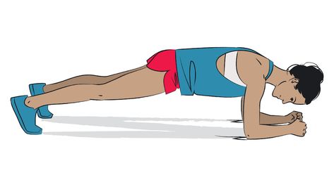 Stock image of person performing an RKC plank in forearm plank position How To Do Planks, Spiderman Plank, Up Down Plank, Forearm Plank, Plank Hip Dips, Build Core Strength, Strength Routine, Improving Posture, Plank Position