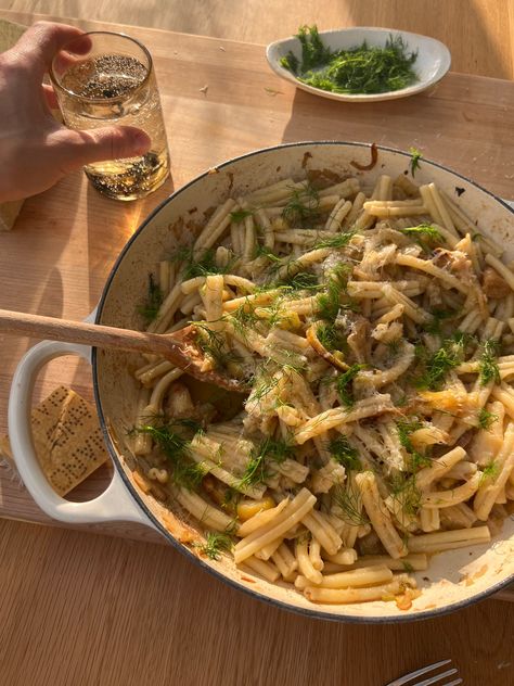 Roasted Fennel and Lemon Pasta – Eden Eats Eden Eats, Fun Pasta, Roasted Fennel, Lemon Pasta, Garlic Head, Vegetarian Meal, Meal Recipes, The Other Half, Chili Flakes