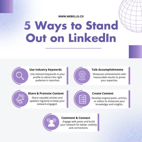 5 Ways to Stand Out on LinkedIn Linkedin Marketing Tips, Linkedin Marketing Strategies, Linkedin Seo, Attract Opportunities, Linkedin Optimization, Sales Pipeline, Social Media Measurement, Linkedin Business, Productivity Coach