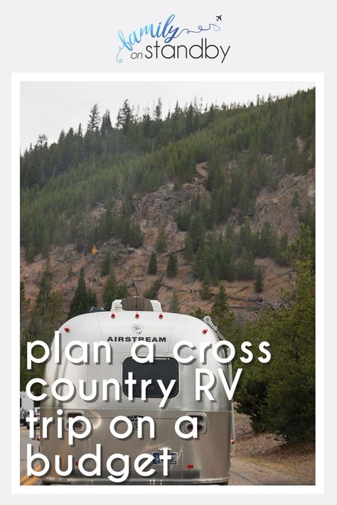 Planning a cross country RV trip on a budget may sound like a challenge, but it's actually very doable. With some planning and organization, you can find ways to keep costs down and set off on your dream trip. We just got back from a month long cross country road trip and managed to do it all on a budget. We walk through how to plan a cross country rv trip on a budget. Plus, download our road trip planning guide to help get you started! Cross Country Rv Trip, Cross Country Rv Road Trip, Cross Country Camping Road Trip, Cross Country Road Trip Routes, Road Trip On A Budget, Rv Trip Planner, Rv Traveling, Road Trip Map, Retirement Travel