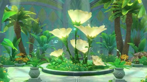 Genshin Impact Plants, Genshin Impact Environment, Fantasy Story Ideas, Green Scenery, Teapot Design, Honkai Impact 3rd, Landscape Concept, New Game, Honkai Impact