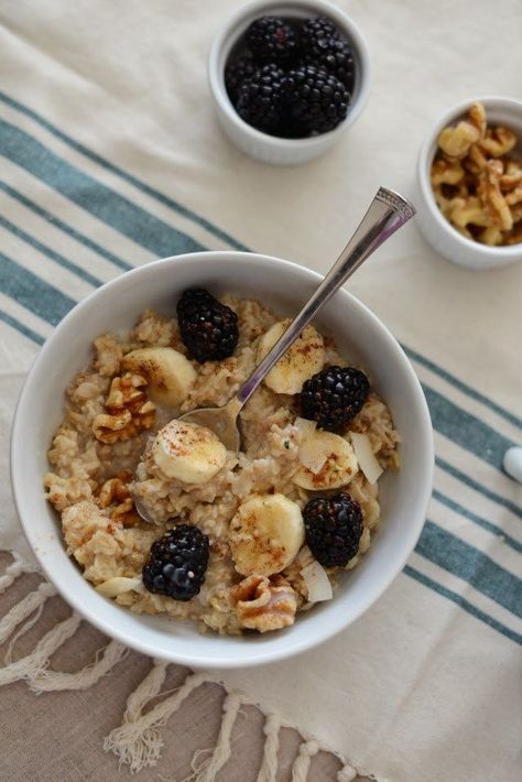 Healthy Oatmeal Recipes, Oatmeal Recipe, Shrimp Recipes Easy, Makanan Diet, Healthy Oatmeal, Think Food, Oatmeal Recipes, Food Is Fuel, Healthy Snacks Recipes