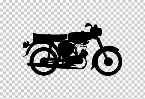 Motorcycle Line Art, Michelle Tattoo, Bike Stencil, Motorbike Silhouette, Bike Clipart Black And White, Bmx Bike Silhouette, Simson Moped, White Cars, Sticker Tattoo