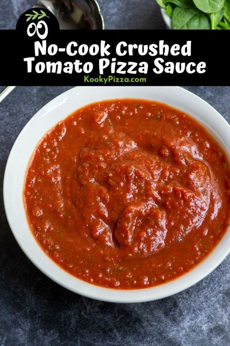 Pizza Sauce Easy, Tomato Pizza Sauce, Italian Salad Recipes, Tomato Pizza, Pizza Sauce Recipe, Pizza Sauce Homemade, Pizza Recipes Homemade, Time And Time Again, Easy Pizza