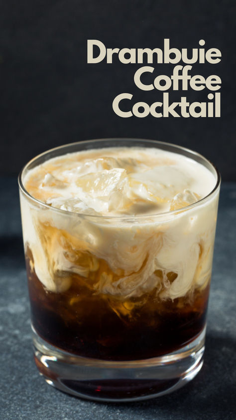 Drambuie Coffee Cocktail Drambuie Recipes, Coffee Cocktail Recipes, Drambuie Cocktails, Scottish Drinks, Whiskey Drinks Recipes, Whisky Cocktails, Fall Cocktails Recipes, Cocktail Drinks Alcoholic, Bourbon Drinks