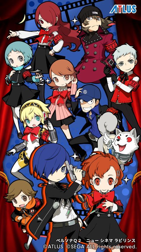 Persona Q2 New Cinema Labryinth - Persona 3 Persona 3 Wallpaper, Persona 4 Wallpaper, Persona Q2, Persona Crossover, Persona 3 Portable, Persona Q, Shin Megami Tensei Persona, Persona Series, New Cinema