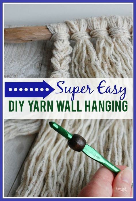 Diy Wall Tassel Hanging, Driftwood Macrame Wall Hanging Diy, Diy Wall Yarn Hanging, How To Make Boho Wall Hanging, Macrame With Beads Wall Hangings, Wool Wall Hanging Diy, Wooden Wall Ideas, Yarn Wall Hanging Diy, Boho Yarn Wall Art