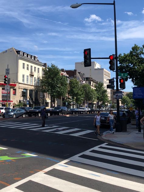 Washington DC Depaunt Circle Washington Dc Instagram Story, Travel Aesthetic Washington Dc, Aesthetic Washington Dc, Washington Dc Streets, Washington Dc Sunset, Diego Barrueco, Willa Holland, Street Map, Washington Dc