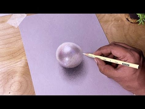 pearl drawing how - Google Search Pearl Drawing Tutorial, How To Draw Pearls, Pearl Drawing, Pencil Tutorial, Colored Pencil Tutorial, Jewelry Drawing, 3d Drawings, Coloured Pencils, Realistic Drawings