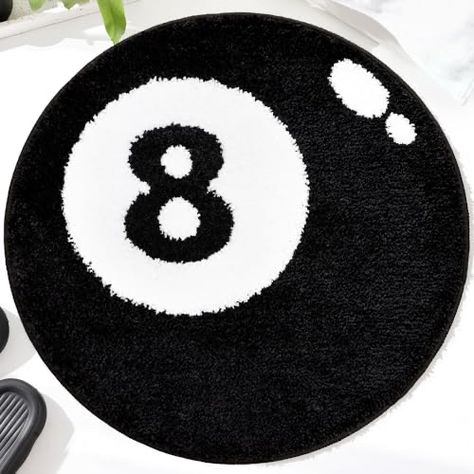 Y2k Rug, 8 Ball Rug, Hypebeast Rug, Aesthetic Rugs, Y2k Room Decor, Y2k Room, Cool Aesthetic, Rug For Bedroom, 8 Ball