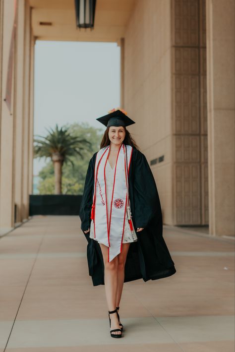 Graduation portraits in front of CSUN campus library Cap And Gown Portraits, Graduation Cap And Gown, College Graduates, Cal State, Graduation Portraits, Grad Photoshoot, Senior Graduation, Cap And Gown, Grad Photos