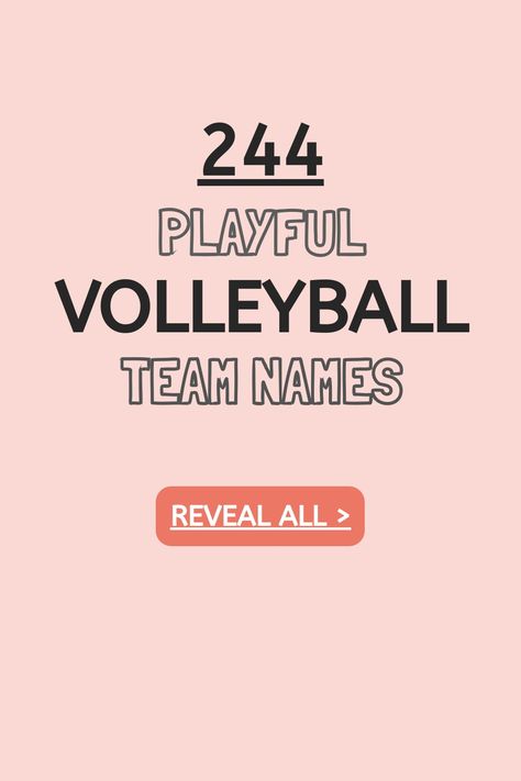 Explore rock-solid volleyball team names that will give your team an edge and make you proud. Volleyball Team Names, Volleyball Team Bonding, Best Names, Volleyball Humor, Net Neutrality, Storm Surge, Volleyball Team, Bring The Heat, Beach Volleyball