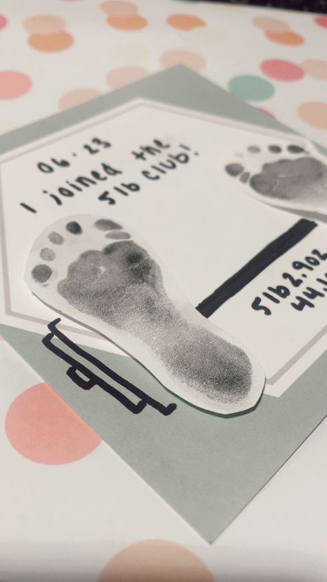 Foot Print Art, Newborn Crafts, Nicu Crafts, Baby Footprint Crafts, Nurse Crafts, Baby Footprint Art, Footprint Craft, Nurse Art, Baby Art Projects