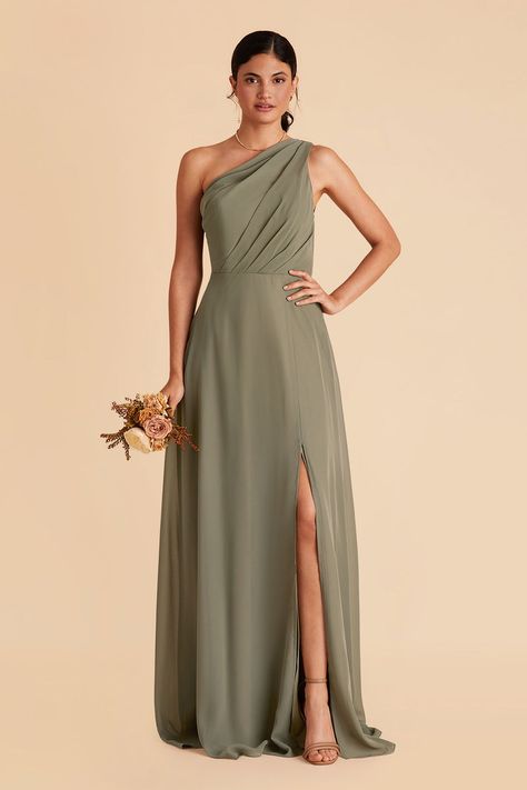 Green Chiffon Bridesmaid Dress, Green Bridesmaid Dress, Greek Dress, Green Chiffon Dress, Bridesmaid Dress Chiffon, Wedding Roles, Grey Bridesmaids, One Shoulder Bridesmaid Dresses, One Shoulder Bridesmaid