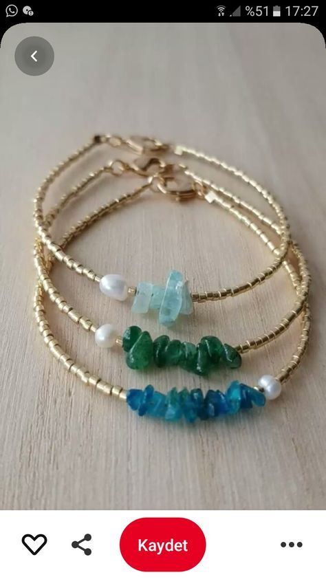 Quartz Bead Necklace, Chip Bead Jewelry, Hip Jewelry, Diy Leather Bracelet, Fancy Jewelry Necklace, Diy Jewelry Inspiration, Diy Bracelets Easy, Beads Bracelet Design, Homemade Jewelry