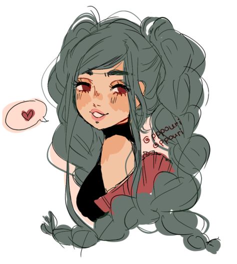 Minuewe Art, Adopt Idea, Type O Negative, Healthy Heart, Cute Kawaii Drawings, Art Prompts, My Oc, Cute Art Styles, Art Tutorials Drawing