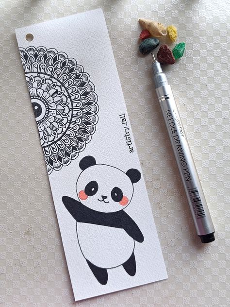 Homemade Book Marks Diy, Easy Homemade Bookmarks, Cute Bookmarks Handmade Easy, Aesthetic Bookmarks Design, Book Mark Aesthetic, Bookmark Ideas Creative, Mandala Art Bookmark, Bookmarks Handmade Creative, Bookmarks Mandala