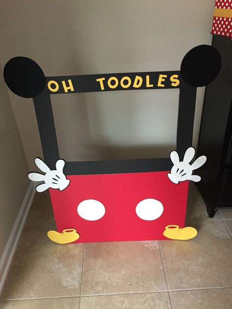 Mickey Themed 1st Birthday, Mickey Mouse Birthday Themes, Birthday Theme Mickey Mouse, Mickey Mouse Party Theme Ideas, Oh Toodles 2nd Birthday, Diy Toodles Mickey Mouse, Mickey Mouse Birthday Party Ideas 3rd, Mickey Mouse Theme 2nd Birthday, Oh Twodles Birthday Decor