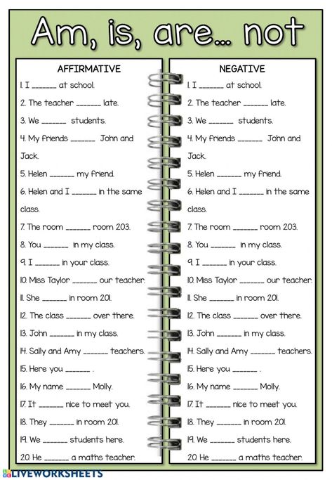 Verb to be - present interactive and downloadable worksheet. You can do the exercises online or download the worksheet as pdf. To Be Am Is Are Worksheet, Am Is Are Exercises, Is Am Are, Am Is Are Worksheets For Kids, To Be Or Not To Be, Am Is Are, Be Verbs Worksheet, Am Is Are Worksheets, To Be Present Simple