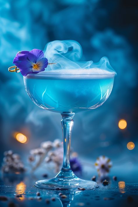 "Deliciously Refreshing Blue Moon Cocktail Recipe for Summer Enjoyment" #cocktails #cocktailrecipes #classiccocktails Blue Mocktail, Blue Moon Cocktail, Moon Cocktail, Recipe For Summer, Drinks Photography, Gin Lemon, Baby Shower Drinks, Light Appetizers, Gin Drinks