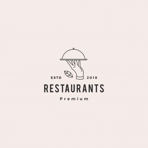 Plate Logo Design, Plates Illustration, Eat Logo, Plate Illustration, Logo Design Coffee, Hand Food, Catering Logo, Restaurant Icon, Plate Logo