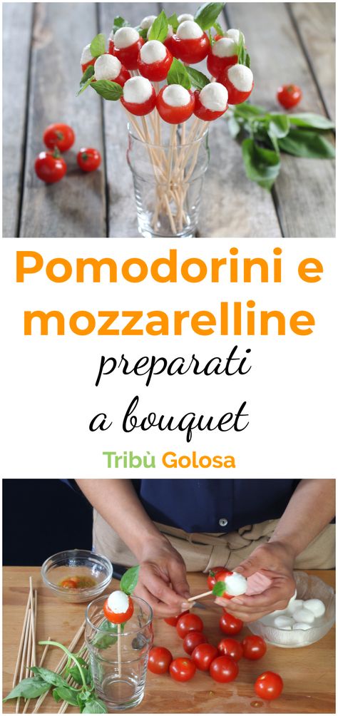 Quando si dice unire forma e sostanza: un #bouquet di "fiori" di #mozzarelline e #pomodorini Provate a realizzarlo e a presentarlo ai vostri ospiti per l' #aperitivo e vedrete che risultati !  #tribugolosa #gourmettribe #golosiditalia #cucina #cucinaitaliana #cucinare #italianrecipes #food #italianfood #foodstyling #yummy #foodlover #ricette #recipe #homemade #delicious #ricettefacili Homemade Sloppy Joe Sauce, Cold Finger Foods, Tomatoes And Mozzarella, Appetizer Buffet, Fingerfood Party, Cupcake Cake Designs, Party Appetizers Easy, Incredible Edibles, Party Finger Foods