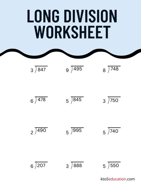 6th Grade Long Division Worksheets | FREE Download Check more at https://kto5education.com/6th-grade-long-division-worksheets-free-download/ School Counselor Posters, Preschool Prewriting, Prewriting Worksheets, Counselor Posters, Math Division Worksheets, Math Multiplication Worksheets, Long Division Worksheets, Grade 3 Math, Math Exercises