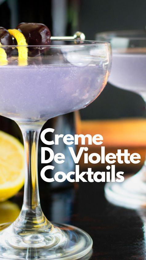 Creme De Violette Cocktails Blue Moon Cocktail, Violet Crumble, Light Cocktails, Infused Gin, Creamy Cocktails, Craft Cocktail Recipe, Desserts In A Glass, The Blue Moon, Vodka Recipes