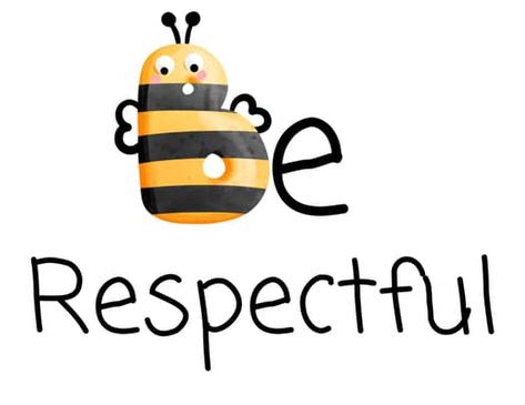 Class Rules-Be Respectful- Bee Theme by Joyfully Jessica Creative Design Class Rules, Be Responsible, Classroom Rules, Bee Theme, Be Safe, Creative Design, Bee, Design