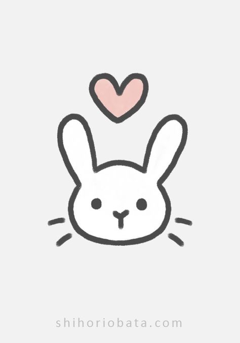 20 Cute Easy Bunny Rabbit Drawing Ideas Posca Drawing Ideas Easy, Bunny Painting Easy, Bunny Drawing Simple, Drawing Ideas Easy Cartoon, Bunny Rabbit Drawing, Rabbit Drawing Easy, Easy Bunny Drawing, Shihori Obata, Simple Cat Drawing