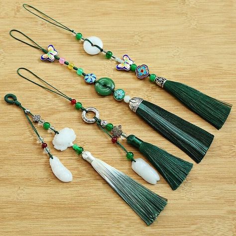 Chinese Hanfu Tassel Pendant Cheongsam Fringe Hanging Ornament Decor Gift Vintage Classical Jewelry This item is for one Tassel Pendant. Material: polyester Color: green Package include: 1*pendant Size: length about 11.0 in/28 cm, 7.5 in/19 cm, 8.7 in/22 cm, 22.4 in/57 cm, 9.4 in/24 cm, 9.1 in/23 cm, 9.8 in/25 cm, 15.0 in/38 cm, 11.0 in/28 cm, 16cm/6.3in, 8.3 in/21 cm, 11.4 in/29 cm, 8.3 in/21 cm, 7.5 in/19 cm, 9.4 in/24 cm, 9.1 in/23 cm, 9.1 in/23 cm, 13.8 in/35 cm, 11.4 in/29 cm SKU: 944-B061 Chinese Hanfu Tassel Pendant Cheongsam Fringe Hanging Ornament Decor Gift Vintage Classical Jewelry This item is for one Tassel Pendant. Material: polyester Color: green Package include: 1*pendant Size: length about 11.0 in/28 cm, 7.5 in/19 cm, 8.7 in/22 cm, 22.4 in/57 cm, 9.4 in/24 cm, 9.1 in/23 cm Chinese New Year Jewelry, Chinese Jewelry Traditional, Classical Jewelry, Chinese Tassel, Korean Decoration, Jade Jewelry Design, Chinese Decorations, Chinese Pendant, Asian Accessories