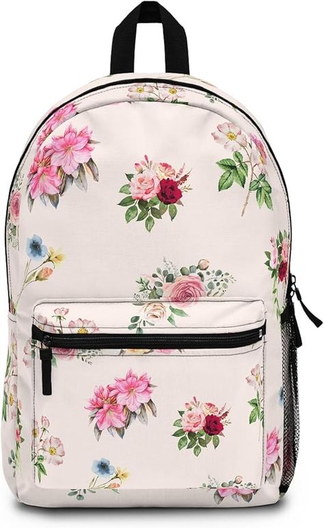 Amazon.com: Lovely and Delicate Floral Print Backpack, Y2K Millennial, Work or Travel Bag, Unisex Knapsack, For Everyday Use, Versatile : Clothing, Shoes & Jewelry Backpack Y2k, Versatile Clothing, Floral Backpack, Dark Star, Cute Backpacks, Glow In The Dark, Travel Bag, Shoes Jewelry, Floral Print