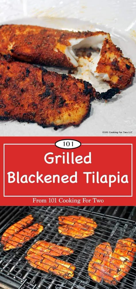 Let's get some variety into our grill season. Healthy eating has never been so good or easy as this wonderfully spicy grilled blackened tilapia. Fire up the grill now. via @drdan101cft Grilled Tilapia Recipes, Lemon Butter Tilapia, Grilling Fish, Spicy Fish Tacos, Blackened Tilapia, Grilled Tilapia, Fish Meal, Grilled Fish Recipes, Tilapia Recipes