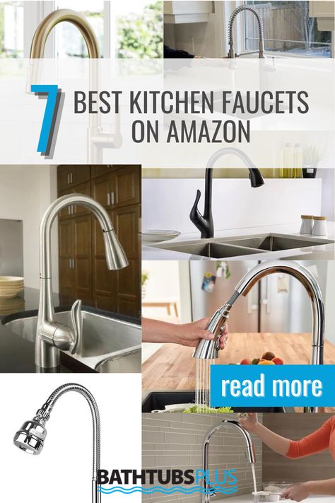 Looking for the best kitchen faucets available on Amazon? From pull-down sprayers to touchless operation, this brief yet comprehensive review will help you make an informed decision and find the perfect kitchen faucet to elevate your cooking and cleaning experience. Touchless Faucet Kitchen, Best Kitchen Faucets Pull Down, Kitchen Faucet Styles, Best Kitchen Faucets, Kitchen Faucets Pull Down, The Perfect Kitchen, Popular Kitchens, Perfect Kitchen, Kitchen Faucets