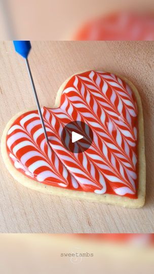 120K views · 1.8K reactions | Wet on wet royal icing cookies for Valentine's Day | I just realized that it has been 10 YEARS since I first shared these Valentine's Day cookies 😱 Do you remember them? | By SweetAmbs | Facebook Wet On Wet Valentine Cookies, Valentine’s Day Cookies Royal Icing, Valentine Cookies Royal Icing, Wet On Wet Royal Icing, Valentines Day Sugar Cookies, Valentine Cookies Decorated, Valentine Sugar Cookies, Wet Lips, Valentines Baking