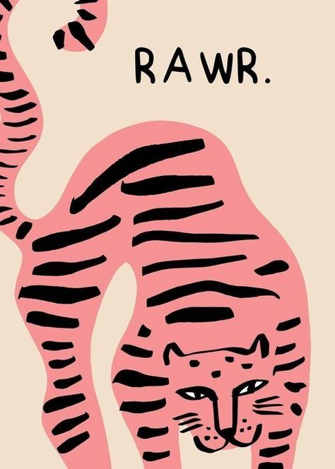 Purchase Rawr Poster Online Silly Poster Prints, Room Posters Minimalist, Poster Prints Abstract, Posters Aesthetic Printable, Graphic Posters Aesthetic, Cute Room Prints, Simple Poster Ideas, Cool Prints For Wall, Funky Art Aesthetic