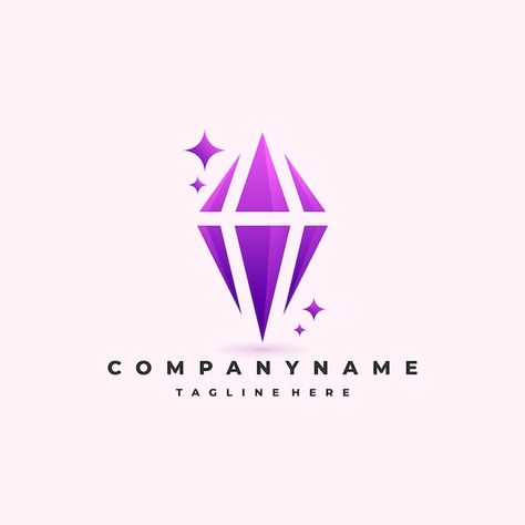 Gemstone logo in luxury style Premium Ve... | Premium Vector #Freepik #vector #gem-logo #diamond #diamond-logo #gemstone Gemstone Logo Design, Crystal Logo Design, Gemstone Logo, Hub Logo, Dental Branding, Girly Logo, Gem Logo, Logo Diamond, Jewel Logo