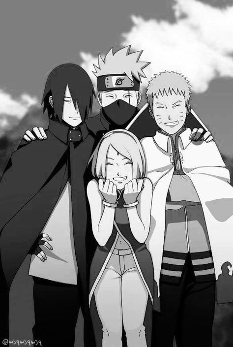 Friends Wallpaper Black And White, Friends Wallpaper Black, Naruto And Sasuke Pfp, Naruto Asthetic, Naruto And His Friends, Naruto Photos, Sasuke Pfp, Wallpaper Black And White, Film Camera Photography