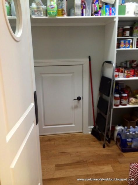 Grocery Door, Hidden Coffee Bar, Pantries Ideas, Fridge Inside, Functional Pantry, Mudroom Addition, Garage Closet, Garage To Living Space, House Pantry