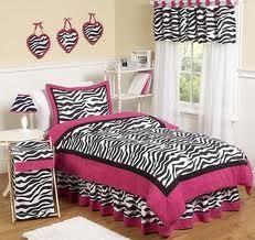 dreamaloud08: Zebra themed tween/teen room. Pink Zebra Bedrooms, Zebra Bedroom Decor, Zebra Print Bedroom, Zebra Print Bedding, Zebra Bedding, Zebra Bedroom, Zebra Room, Childrens Bedding Sets, Queen Size Bed Sets