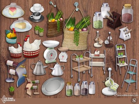 Hacienda Kitchen, Sims 4 Kitchen, Party Chairs, Classic Table Lamp, Kitchen Clutter, Kitchen Time, Sims Games, Sims 4 Update, Sims 4 Cc Furniture