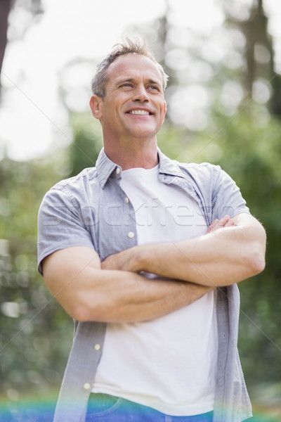 Smiling man crossing his arms stock photo (c) wavebreak_media (#8522849) | Stockfresh Man Crossing Arms Reference, Person Crossing Arms Reference, Person Crossing Arms, Crossing Arms Pose, Crossing Arms Reference Drawing, Man Crossing Arms, Crossing Arms Reference, Arms Reference, Crossing Arms