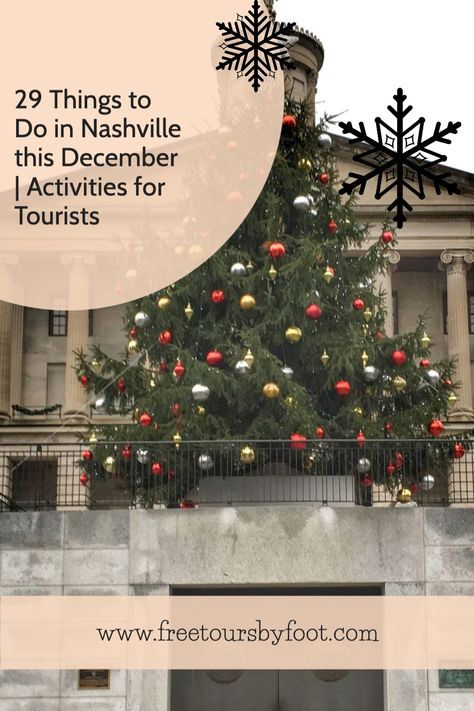 Things To Do In Nashville In December, Nashville Christmas Things To Do In, Nashville In December, Things To Do In December, Nashville Christmas, Christmas Trips, Things To Do At Night, Tennessee Road Trip, Nashville Vacation