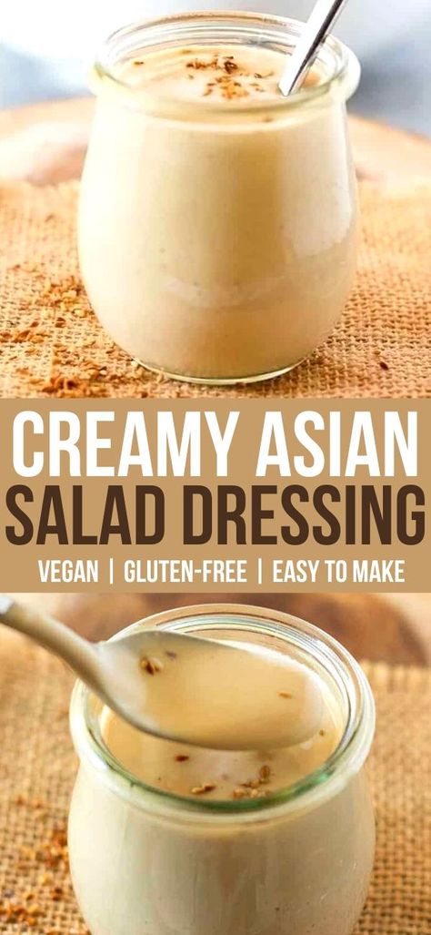 Salad Dressing Vegan, Sesame Dressing Recipe, Asian Sesame Dressing, Roasted Sesame Dressing, Sesame Salad Dressing, Asian Salad Dressing, Ginger Salad Dressings, Asian Dressing, Delicious Salad Dressings