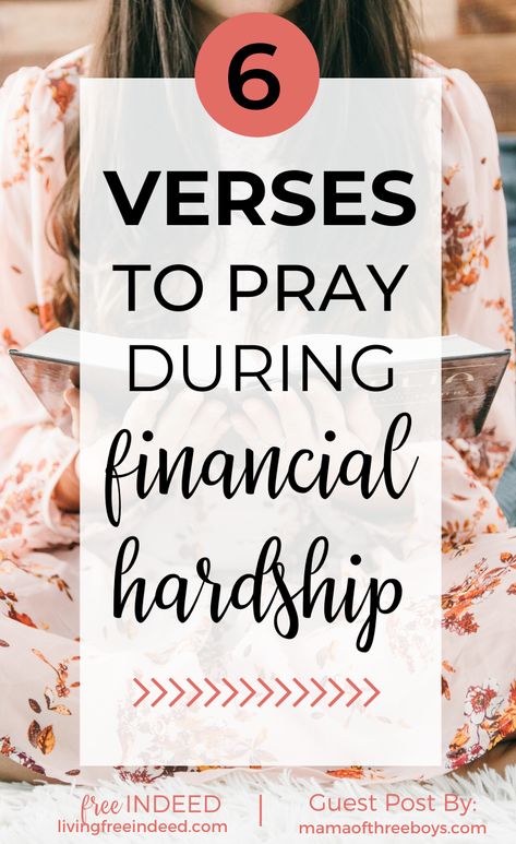 Finances Bible Verses, Bible Verses About Money, Verses To Pray, Praying Scripture, Financial Prayers, Financial Hardship, Money Prayer, Free Indeed, God Will Provide