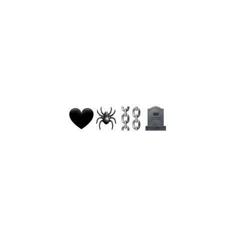 Gothic Emoji Combos, Emo Emoji Combos, Grunge Emojis Combos, Goth Emoji Combos, Dark Feminine Emoji Combo, Dark Emoji Combos, Black And White Emoji Combos, Grunge Emojis, Black Emoji Combinations