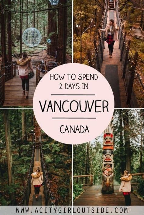 2 Days In Vancouver Itinerary - How To Plan The Perfect Trip! Vancouver Itinerary, Vancouver Vacation, Vancouver Travel Guide, Visit Vancouver, Vancouver Travel, Canada Vancouver, Canada Travel Guide, Granville Island, Downtown Vancouver