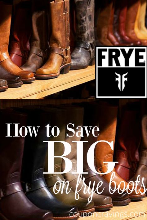 Score frye boots, outfit, fall style boots for less! Some are up to 50% off! Frye Billy Short Boots Outfit, Frye Boots Outfit, Boots Outfit Fall, Frye Campus Boots, Frye Riding Boots, Frye Engineer Boots, Boots On Sale, Savings Tips, The Frye Company